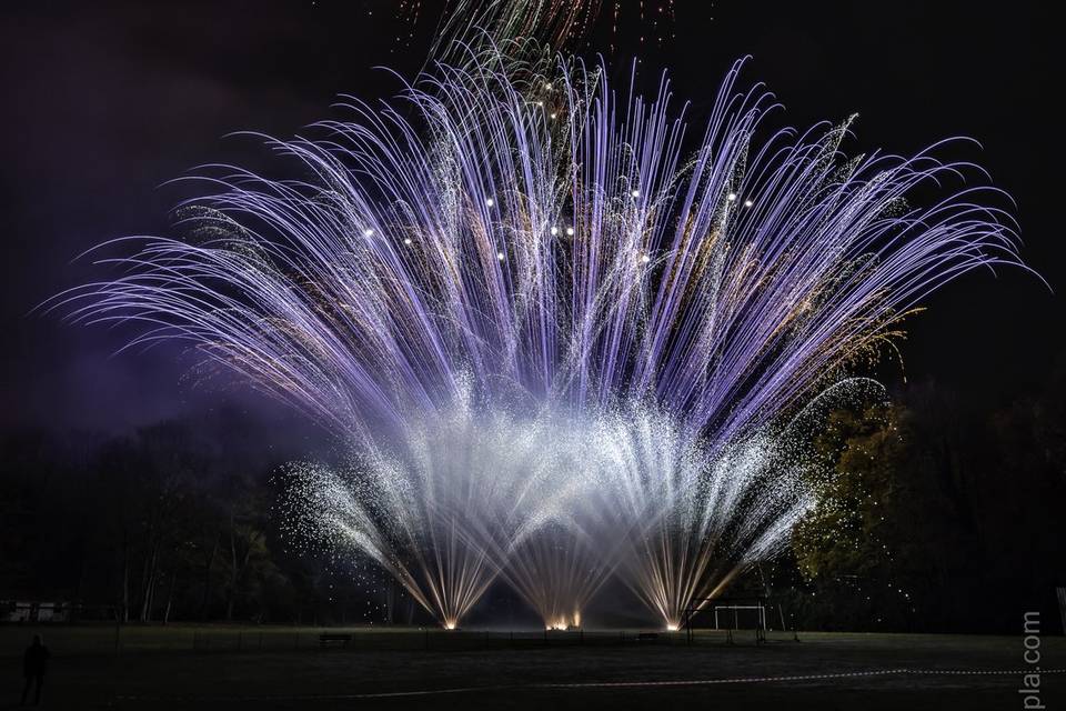 Spectacle pyrotechnique