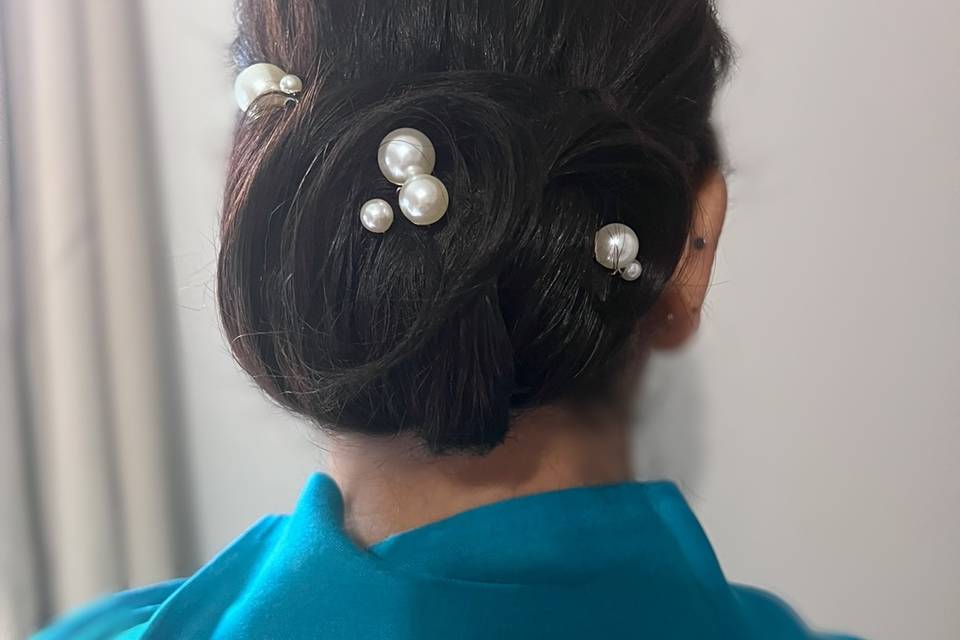 Chignon bas 3D