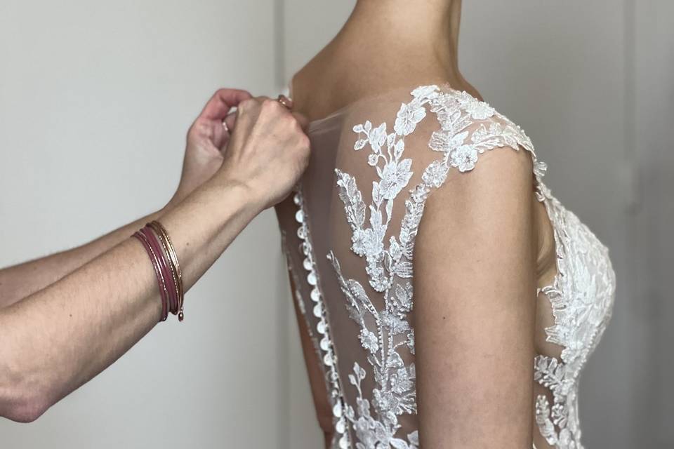 Chignon flou bohème