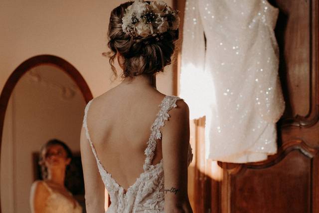 Chignon glamour, parfait