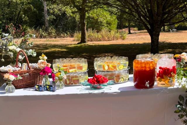 Cocktail 🍸 en extérieur