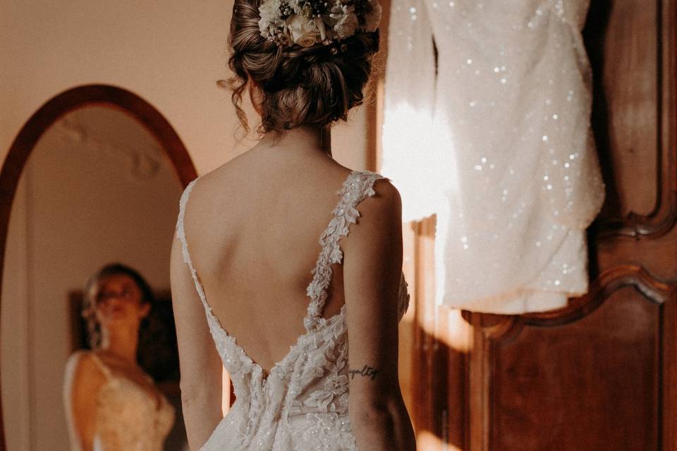 Chignon glamour, parfait