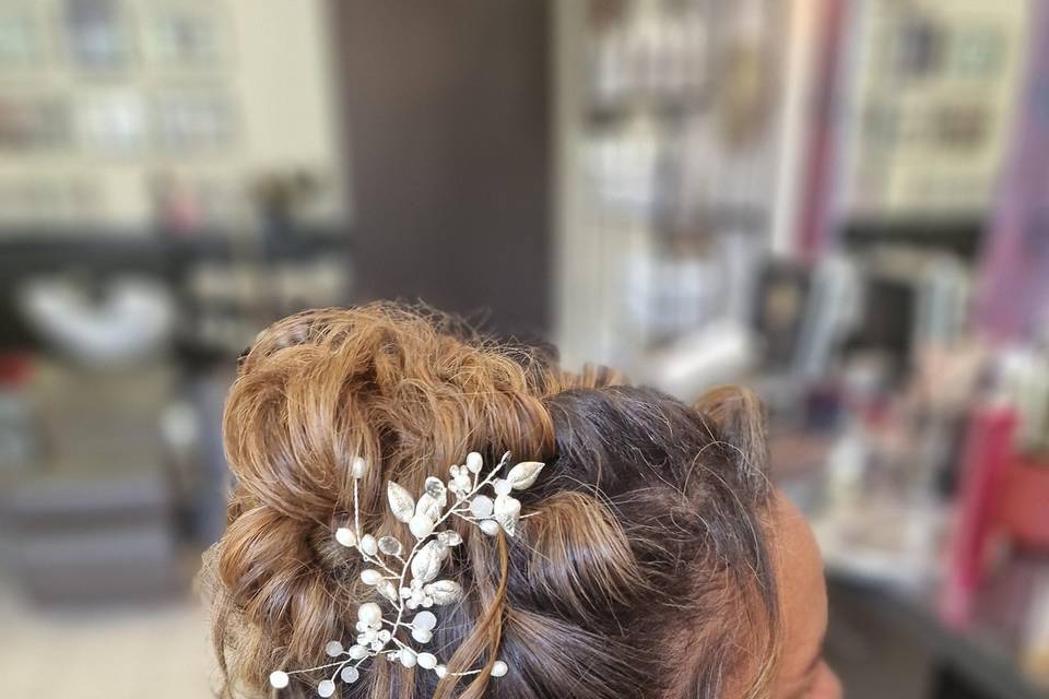 Chignon bohème