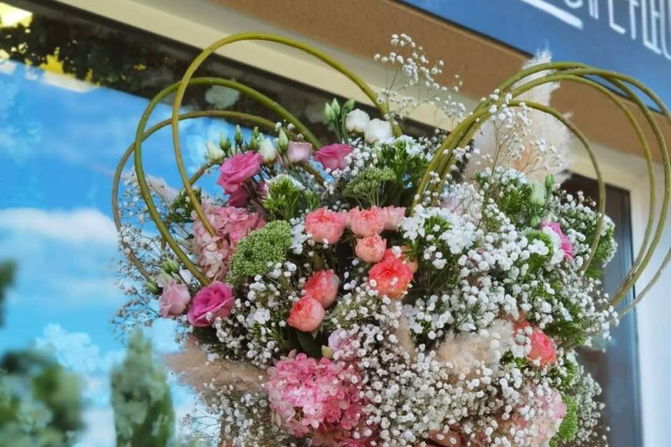 Bouquet à structure durable