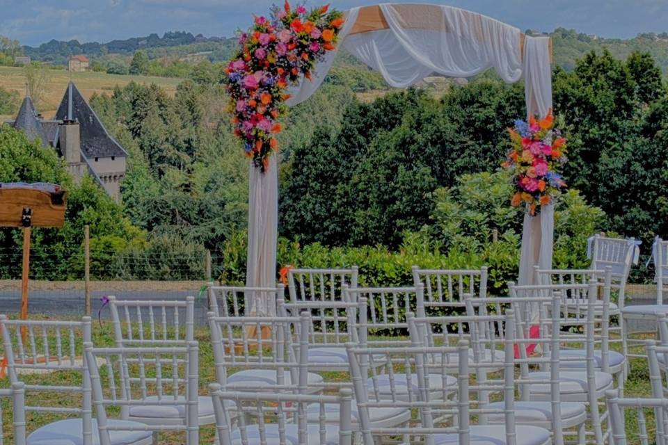 Arche de fleurs