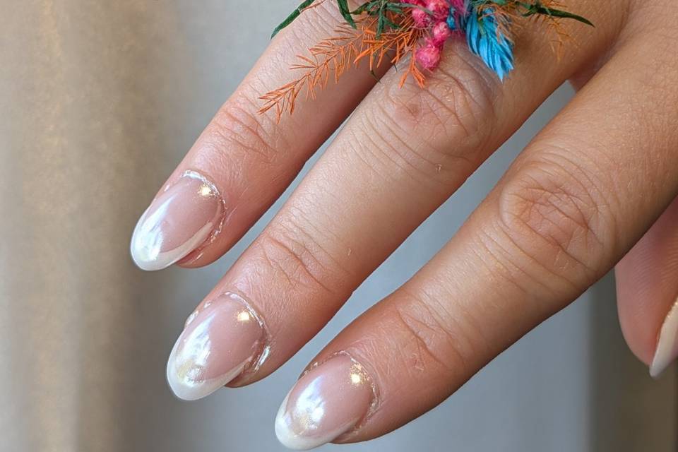 Bague en fleurs séchées