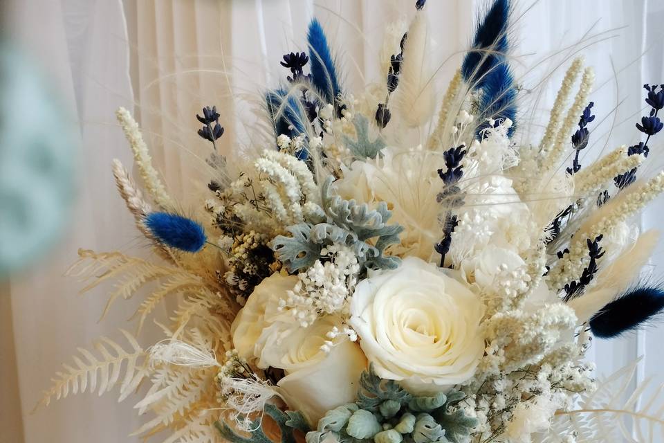 Bouquet de mariée durable