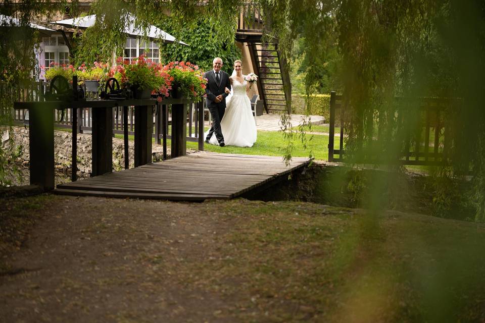 L'arrivée de la mariée