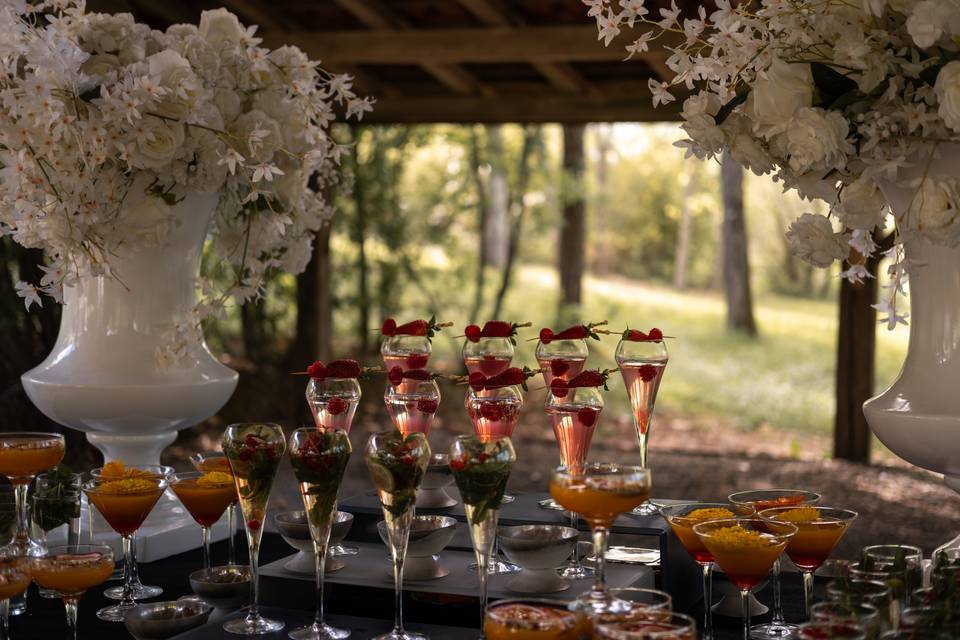 Bar à cocktails pour mariage