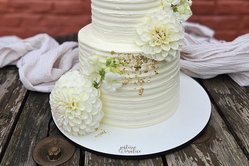 Layercake texturé et doré