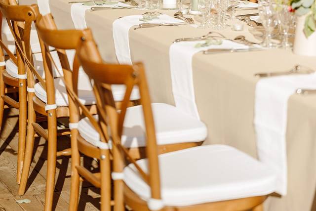 Tables banquet tente sauvage