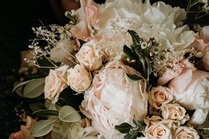 Bouquet de mariée rond