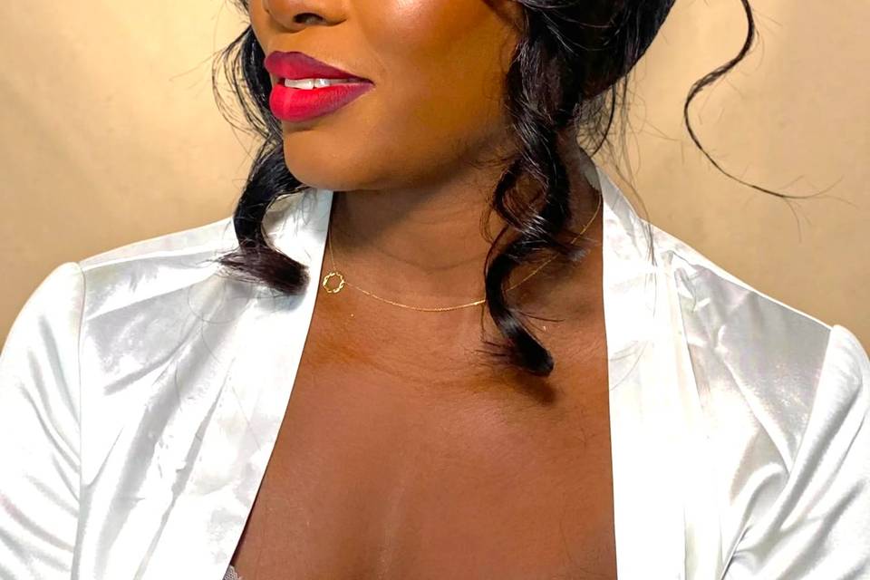Perruque en chignon