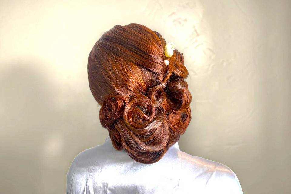 Chignon relevé