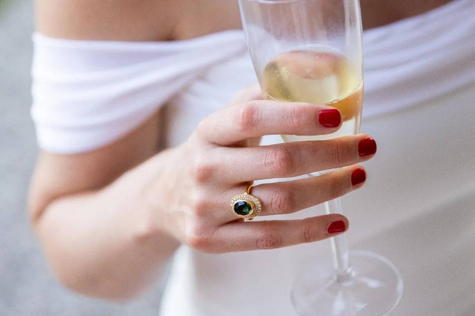 Mariage coupe de champagne