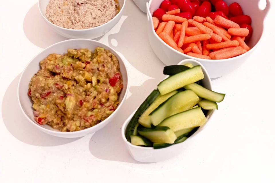 Guacamole, tartinade et légume