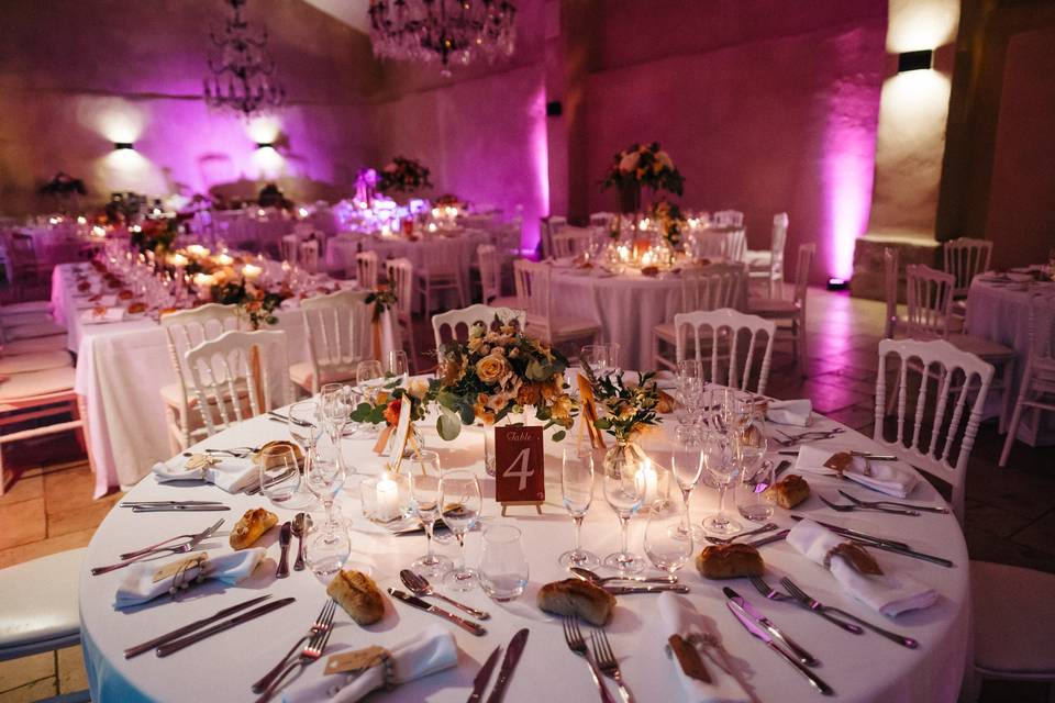 Mariage pêche Vert Sauge
