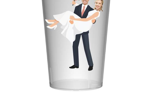 Gobelet mariage Le Porté