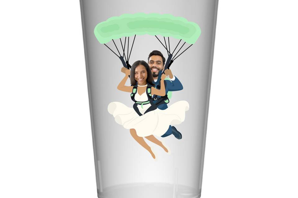 Gobelet mariage Le Grand Saut