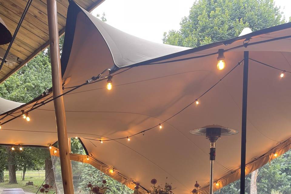 Tente avec grange 110 P