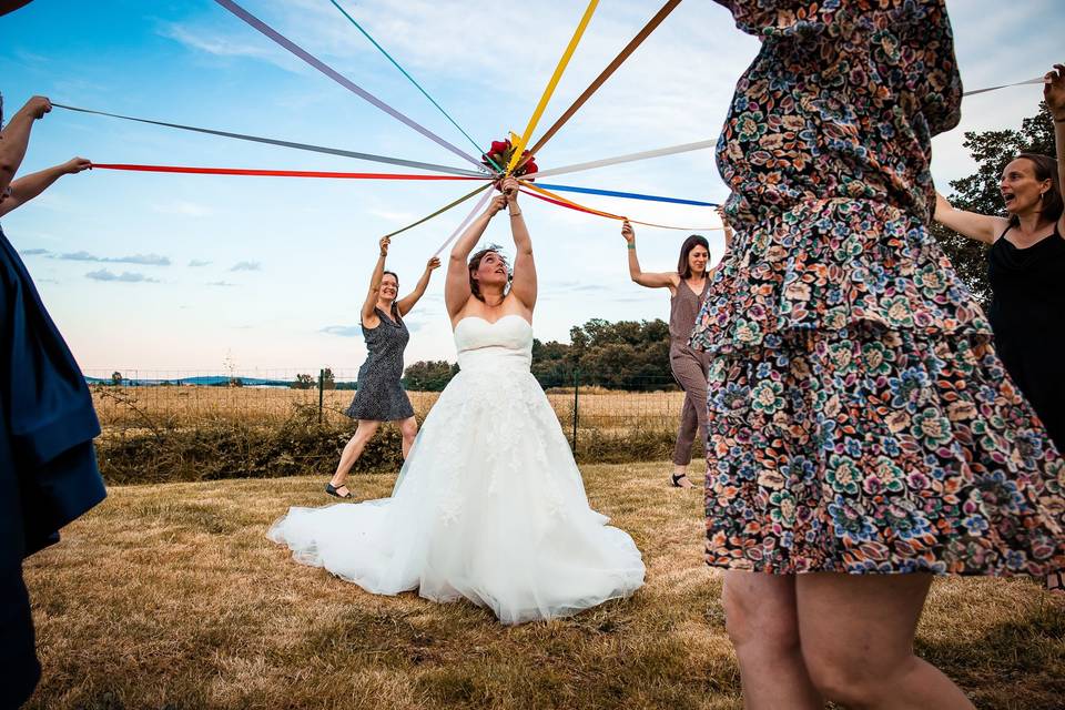 Bouquet jeu du ruban