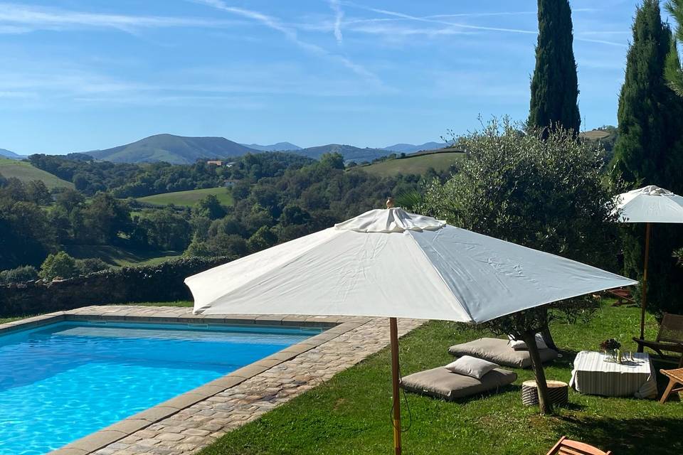 Piscine avec vue