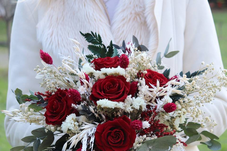 Bouquet de mariee fleur verone