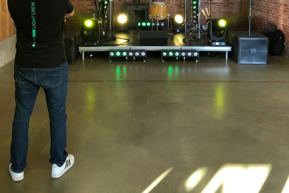 DJ, light, sound