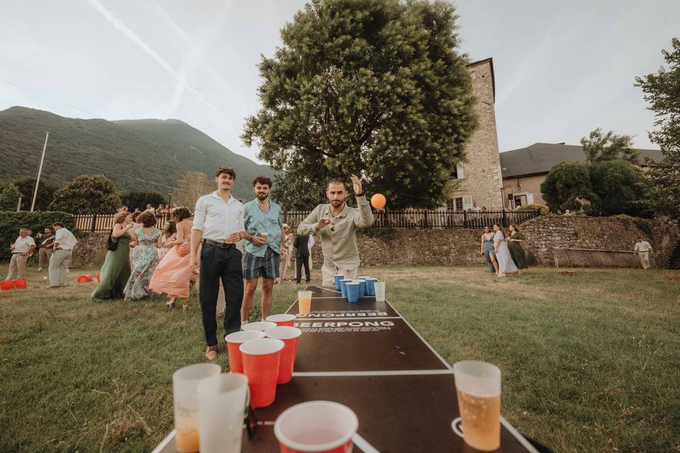 Jeux au Vin d'honneur