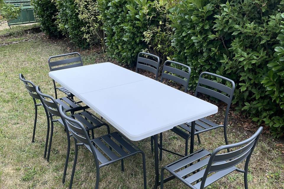Table et chaises