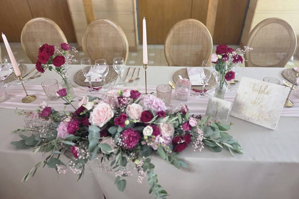 Table d'honneur
