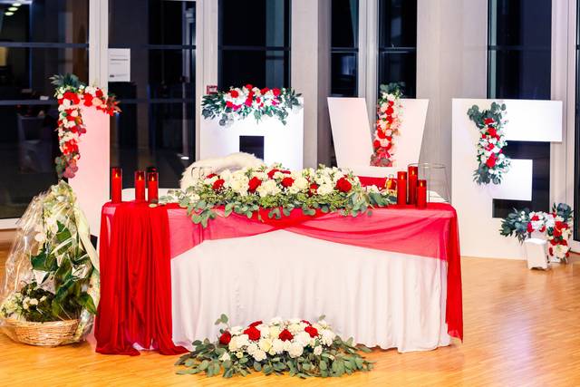 La table des mariés