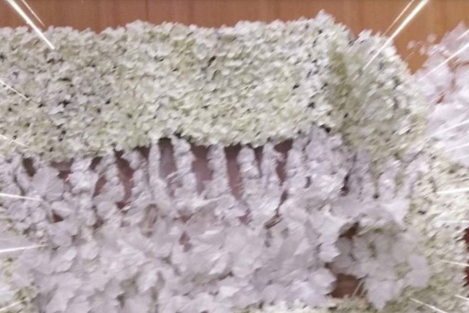 Mur de fleurs