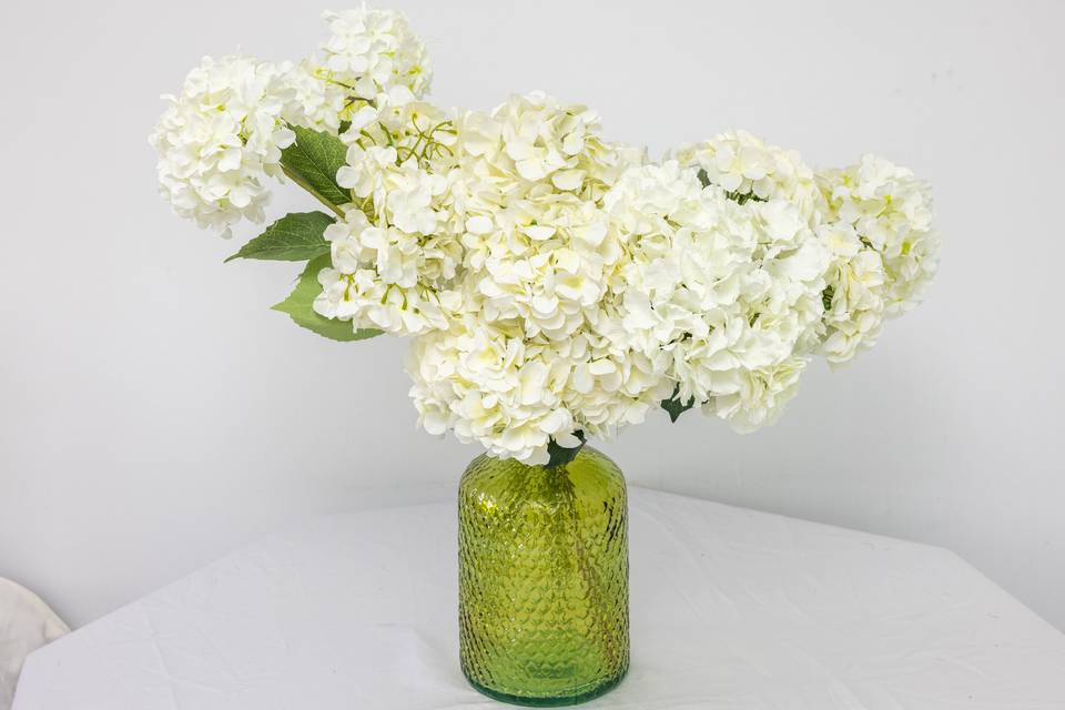Grand bouquet fleurs blanches