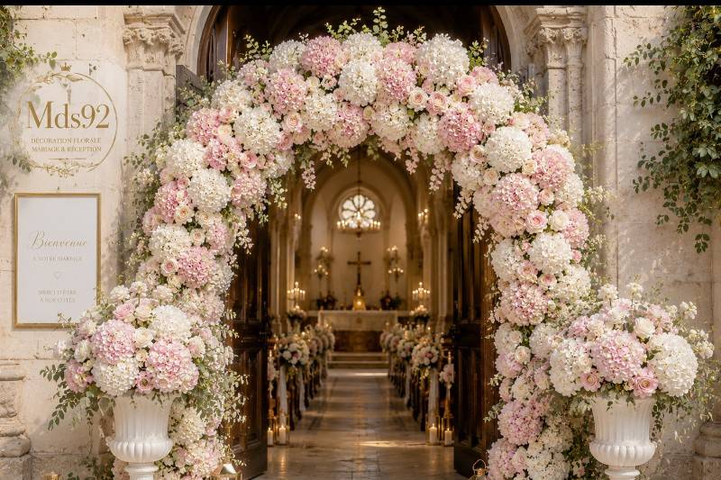 Arches mariage église