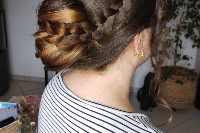 Chignon tressé