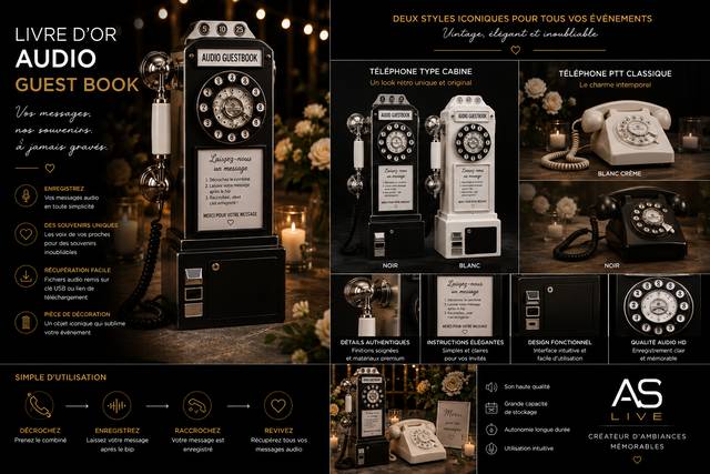 Gamme Livre d'or Audio