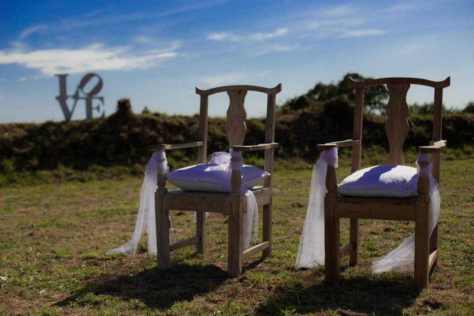 Fauteuils des mariés