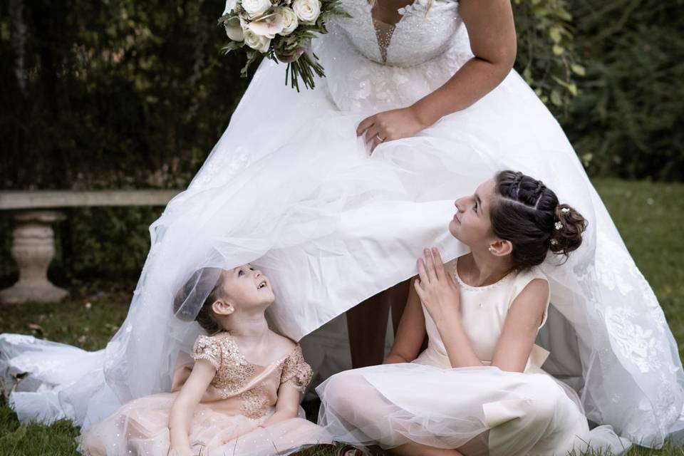 Mère et filles mariage