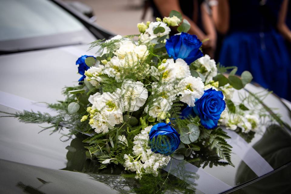 Déco voiture florale