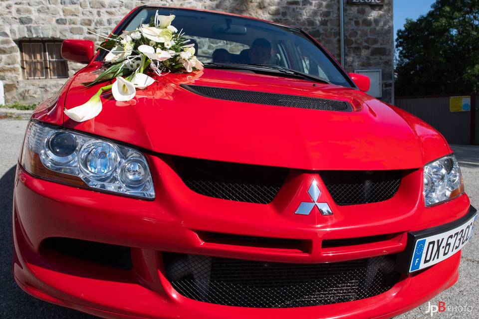 Voiture de la mariée