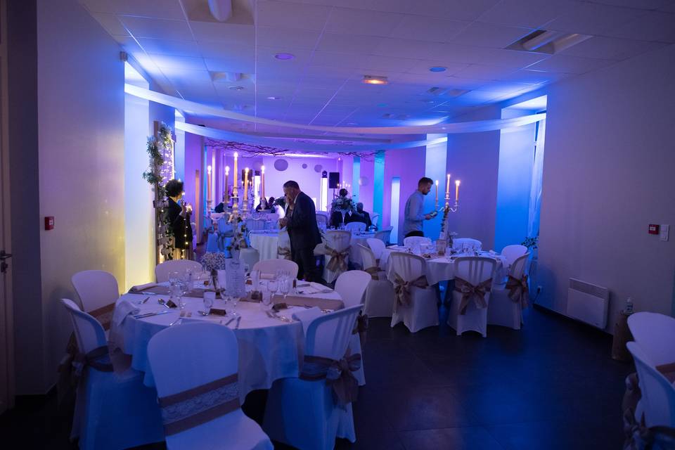 Salle mariage soirée