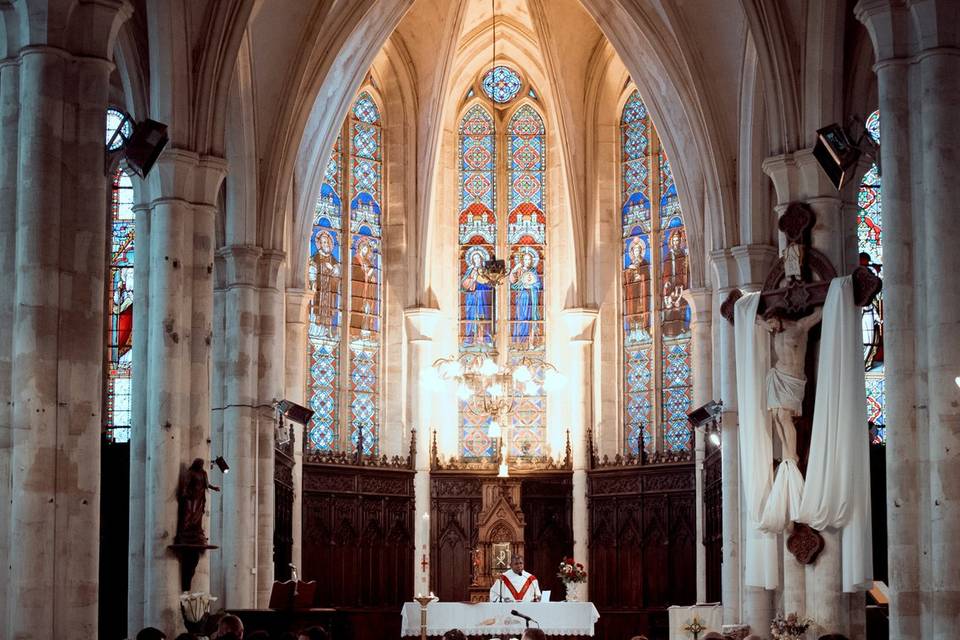 A l'église de Vaxoncourt