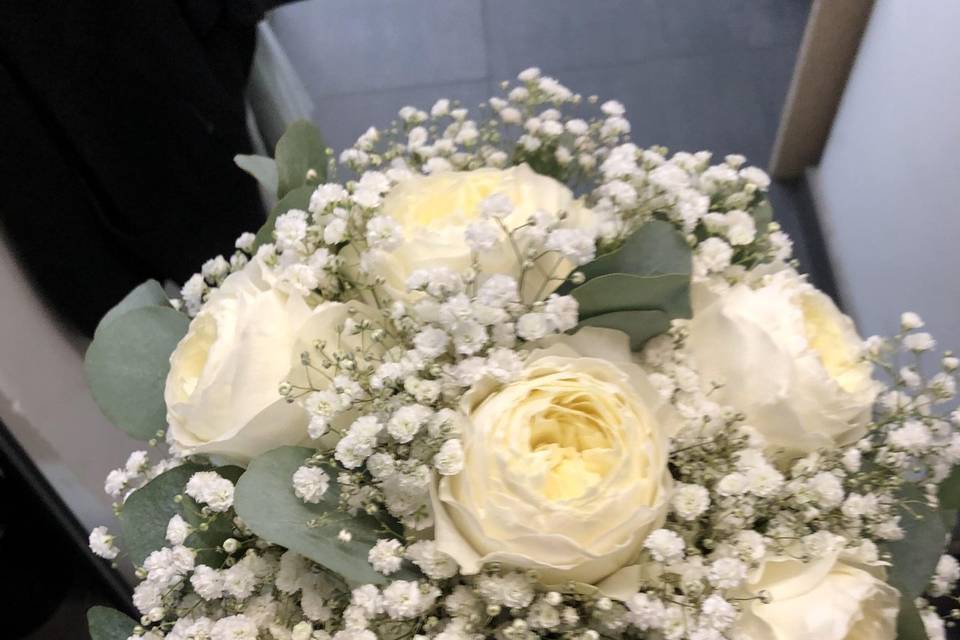 Bouquet de Mariée Rose Vintege