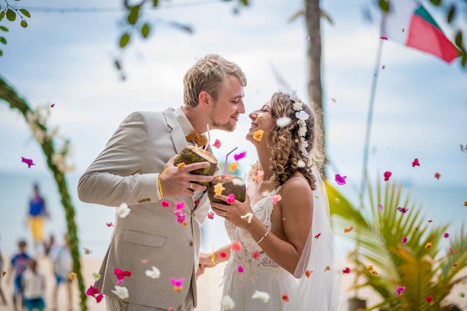 Mariage à la plage