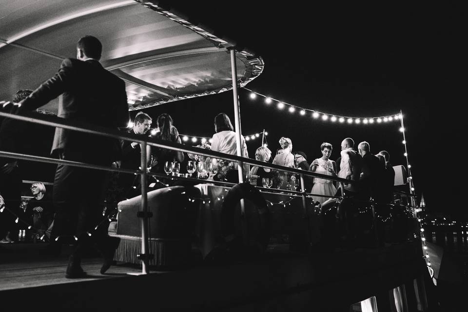 Mariage sur un bateau