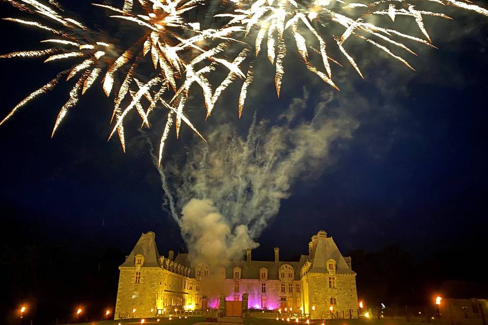 Feux d'artifice Le Rocher Port