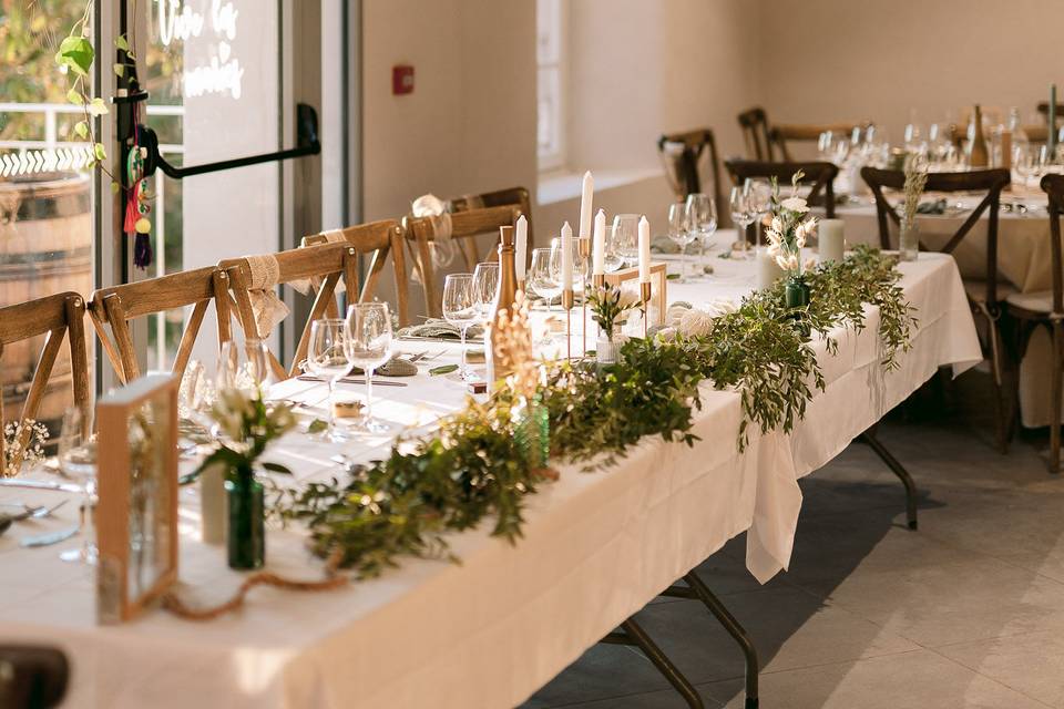 Table d'honneur
