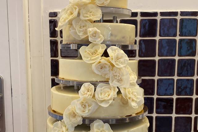 Guirlande fleurs en chocolat