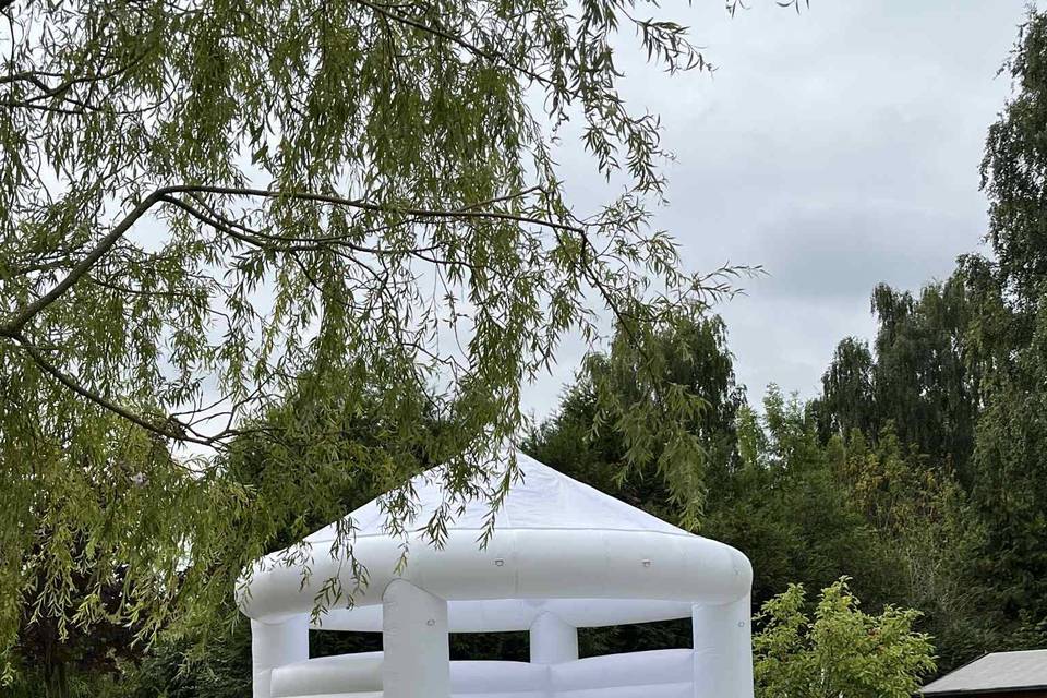 Château lors d'une baby shower